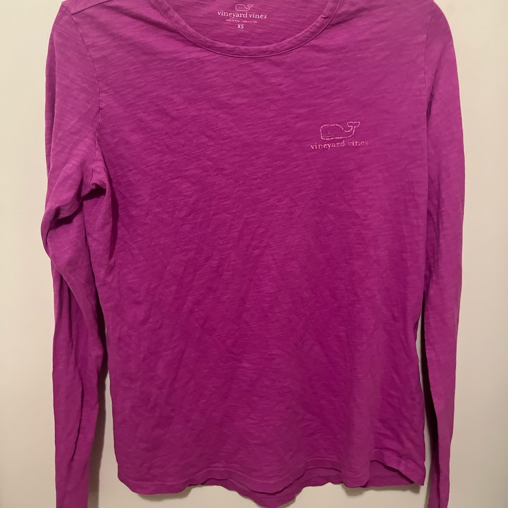 pink vinyard vines long sleeve